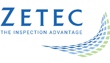 Logo de ZETEC, fournisseur de solutions d'inspection, avec le slogan 'The Inspection Advantage', client de Winlassie.